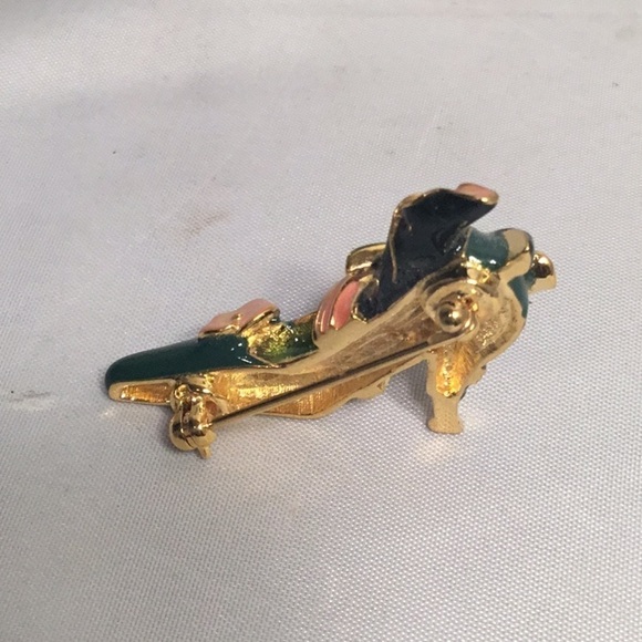 Kjl VINTAGE SHOE BROOCH PIN - Picture 2 of 5